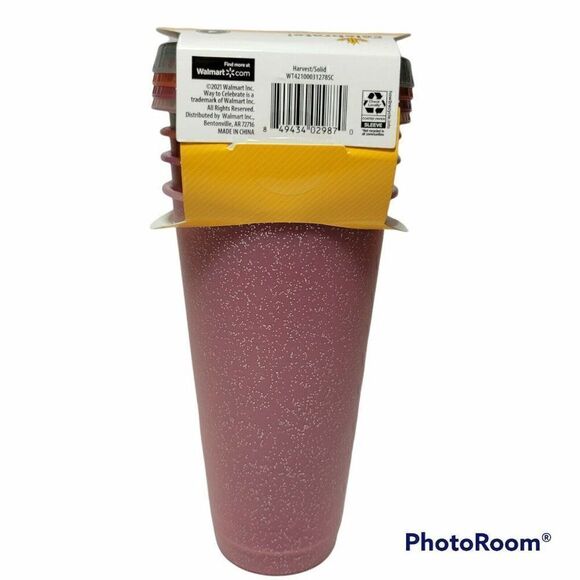 Way to Celebrate Harvest Fall Color Changing Tumbler Cups Reusable 4-Pack 25 Oz - Picture 11 of 12